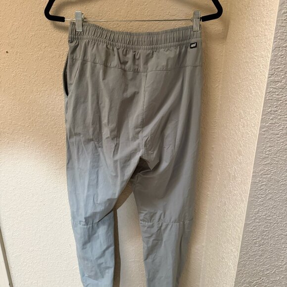 Nike Grey Gray Silver Windbreaker Zip-Up Style Sweatpants Size Small EUC S Pants - Picture 3 of 6